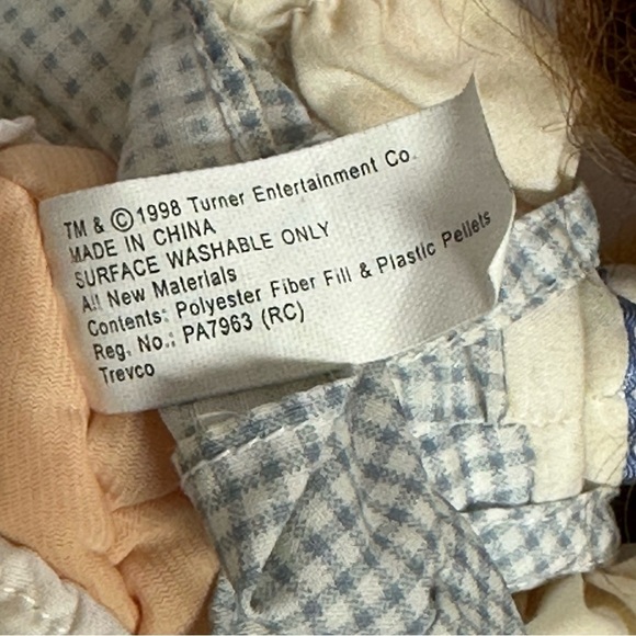 Wizard of Oz DOROTHY Beanie Doll 1998 Merry O Collection Plush Vintage Toy Tag - Picture 11 of 16